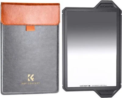 K&F Concept 100X150mm Square GND8 Soft Graduated Neutral Density Lens Filter