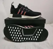 Adidas NMD R1 Core Black/Grey 5 Beam Orange Size: 7.5 adidas NWT