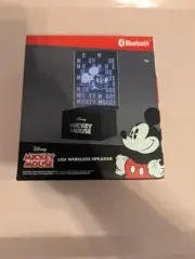 Disney Mickey Mouse LED Wireless Speaker Bluetooth NIB