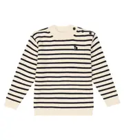 [Bonpoint] Bonpoint Dantes striped wool and cotton sweater Y 10 multicoloured