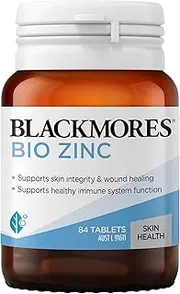 [Blackmores] Bio Zinc | Supports Immune System, Wound Healing, Skin & Reproductive Health | 84 Tablets