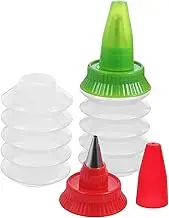 UTHCLO Cookie Decorating Supplies 2 Pack Icing Bottles Pp Material for Fondant Icing Decorations Random Color