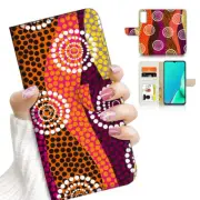 ( For Vivo Y01 ) Wallet Flip Case Cover AJ23942 Aboriginal Art
