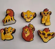 Set Of 6 Disney Lion King Shoe Charms Mustafa Simba