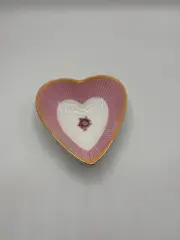 Royal Albert Sweet Stripe Candy Collection Heart Dish With Box