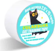 Anti Cat Scratch Tape, 2.5 Inches X 15 Yards Cat Training Tape, 100% Transparent