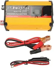 Modified Sine Wave Inverter 12V to Power Inverter Charger LCD Display Dual USB Output for RV Truck (Yellow)