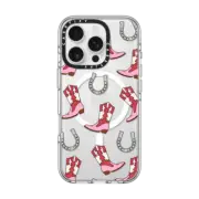 iPhone 16 Pro Clear Case MagSafe Compatible Cowgirl Medley