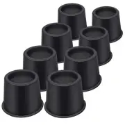 Bed Risers 4 Inch Heavy Duty, Round Furniture Risers for Bed Desk Table Sofa ...