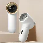 Electric Lint Remover for Clothes Rechargeable Fabric Shaver for Clothes (White)