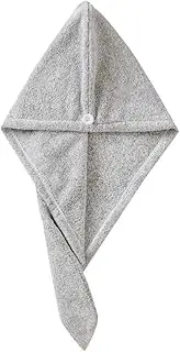 FOMIYES Hair Drying Cap Quick Dry Orbent Towel Absorbent for Long Short Curly Hair Grey