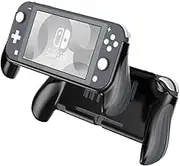 Grip Case for Nintendo Switch Lite,Hand Grips Handles Ergonomic Protective Case，Accessories Compatible with Nintendo Switch Lite (Black)