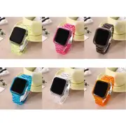 For Apple Watch Series 6 5 4 3 SE Strap+Case Silicone