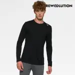 【REWOOLUTION】男EXPLORER 190G長袖T恤(黑色) MC70495(羊毛衣 長袖T恤 登山必備 吸濕排汗)