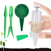 Manual Sower Seed Spreader Kit Mini Seed Planter Dispenser Garden Tool