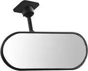 Backseat Rear Facing Mirror, Rotatable Wide View, 18.6/11.2/8.4 Inches, Shatterproof Acrylic Design, Adjustable Secure, Vehicle Safety Monitor for and Toddler (White)