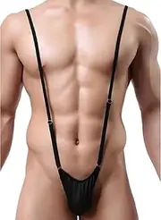 [Generic] Mens Sexy Bodysuit Strap Thong Sling Stretch Adjustable Strap Underwear