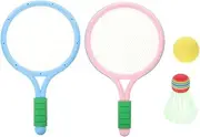 POPETPOP 1set Boy Girl Badminton Racket Set Portable Sports Equipment for Boys Girls Lightweight Design Anti-Skid Handles for Boy Girl Aged