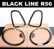 DELUXE GLOSS Black Headlight Tail Light Trims for MINI Cooper R56 R57 R58 R59 (for: Mini)