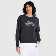 Coney Island Knockout Graphic Crew Sweatshirt - Black