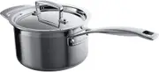 Le Creuset 3-Ply Stainless Steel Saucepan with Lid, 16 cm