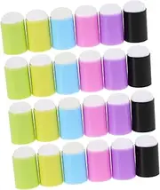 Veemoon 24PCS Finger Sponge Painting Kit for Comfortable Finger Applicators for Detailed Crafting Durable Stencil Sponge for Art Projects and Drawing Activities