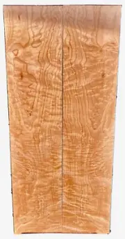 Quilt Curl Maple2pc LONG Guitar￼Figured￼ Big Leaf Top 5/16”x7.5”x 34”KD Bass