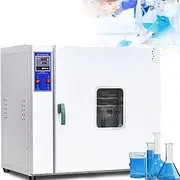 Digital Forced Air Convection Drying Oven for Laboratory/Industrial, Lab Blast Drying Oven Industrial Oven Intelligent Temperature Control Adjustable Speed Fan 15.6L