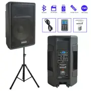 1PC Power PA Karaoke Active Speaker + KTV Speaker Stand Mount Holder Heavy Duty