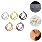 Double Spiral Ring Surgical Steel Tragus Ear Lip Cartilage Nose Hoop Piercings