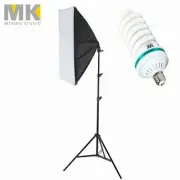 50x70cm Studio Continuous Lighting Softbox Photography Soft Box Light Stand Kit