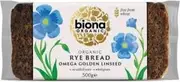 Biona Organic Rye Golden Linseed Bread 500g
