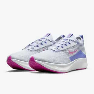 【NIKE 耐吉】慢跑鞋 WMNS ZOOM FLY 4 女鞋 淺紫(CT2401003)