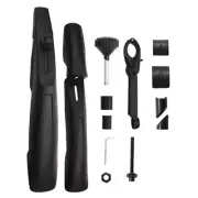Folding Bicycles Mud Flap Adjustable Front and Rear Mud Guard Bicycles Mudguards