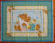 Daisy Kingdom Fabric Panel Bubbles Butterflies Bears Quilt Patchwork Nursery Bab