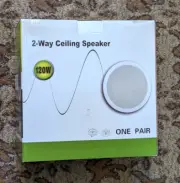 BL-C80 8" 2-WAY CEILING SPEAKER 60W RMS 8 ohm 120 Watts Peak 28 Hz-20khz PAIR.