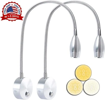 Lampara luz de lectura de cabecera flexible lector libros minimalista cama Nuevo