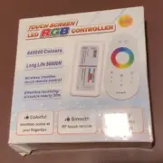 LED RGB / RGBW Controller 2.4G Wireless DC12-24V Touch RF Remote Control F strip