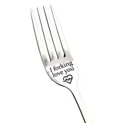 I Forking Love You Dinner Forks for Him Her Table Forks Kitchen Silverware