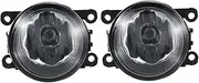 Car Fog Lamp Assembly For Dacia For Logan For Sandero For Duster 2004-2015 Front Bumper Halogen Fog Lamps 55W 4300K Fog Lights Assembly Front Bumper Fog Light(Pair)