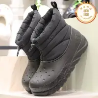 在飛比找露天拍賣優惠-crocs洞洞鞋CRORS男鞋新品時尚中性渦輪雪地靴戶外暖女