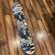 SportsStuff Snow Shredder 115cm Blue & Black Snowboard 50-100 lbs