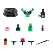 Irrigation System Plant Watering DIY Micro Drip Kits Hose Garden 50m - 201x