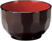 Bowl: Fukui Craft 3-170-9 Tamuchi Vermilion Turtle Shell Soup Bowl