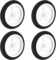 uxcell RC Model Plane Aircraft Wheel Micro Sport Wheel 0.07 Inch X 3 Inch - Wheel 4PCS