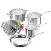 Scanpan Impact 5 Piece Cookware Set with Steamer | Stainless Steel 5pc