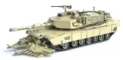 Dragon 1:72 USMC M1A1 AIM Abrams Main Battle Tank with TUSK I Kit, DRR63191