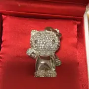 Sanrio 2004 Hello Kitty 30th Anniversary Rhinestone Figure in Box New old stock