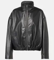 [Yves Salomon] Yves Salomon Leather jacket AU 16 black