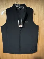 Travis Mathew Cold Bay Vest Black Mens Small New